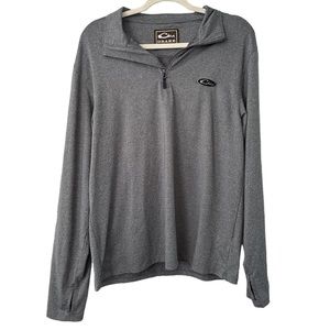 Drake half-zip grey sweatshirt